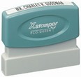 Xstamper Pre-Inked Single Line Stamp 1/8" x 2-3/8" Perfect for email address, web site address, or company name.