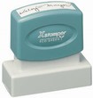 Xstamper Pre-Inked Stamp 11/16" x 1-15/16" Great for return address, or as a message stamp.