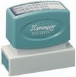 Xstamper Pre-Inked Stamp 5/8" x 2-7/16" This model is commonly used as a notary stamp. It also works well as a larger return address stamp or signature stamp.
The Xstamper has the highest of quality impression.