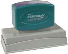 Xstamper Pre-Inked Stamp  1-3/16" x 3-1/8" Large Message Stamp