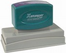 Xstamper Pre-Inked Stamp  1-3/16" x 3-1/8" Large Message Stamp